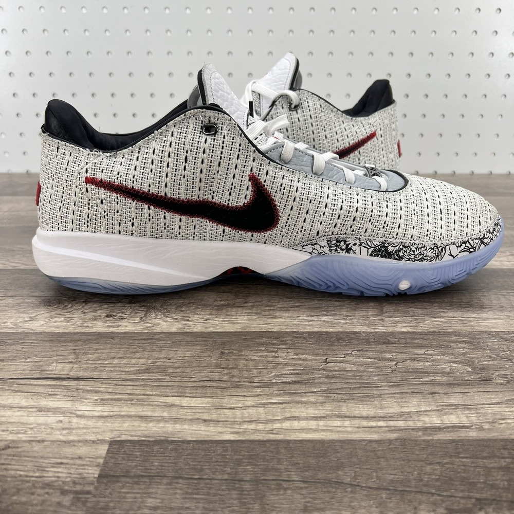 Nike LeBron 20 The Debut Gray Low Basketball Shoes Men's Size 18 [DJ5423-100] - Picture 6 of 10